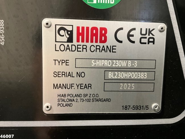 DAF  FAG XD 220 Hiab 23 Tonmeter laadkraan FULL ELECTRIC (25)
