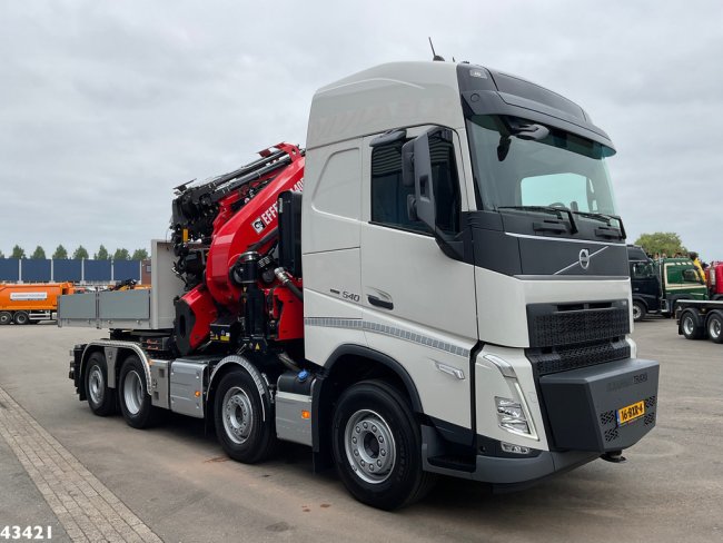 Volvo  FH 540 Effer 145 Tonmeter laadkraan + Fly-Jib! Trekker met Ballastbak! NEW AND UNUSED! (8)