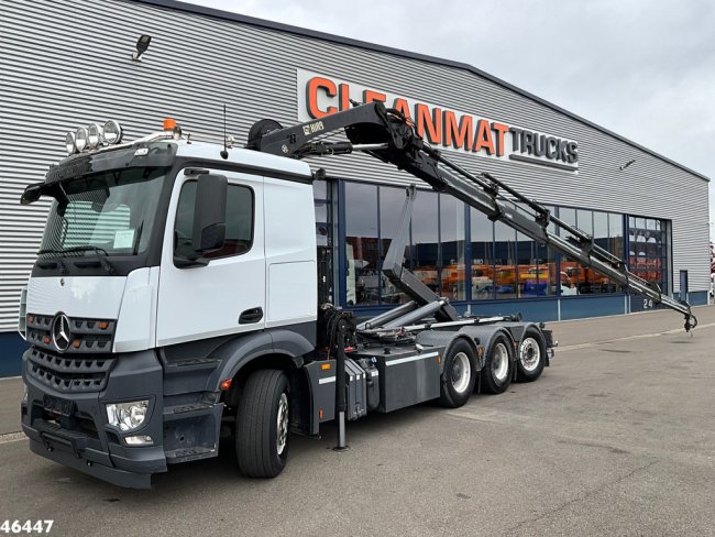 Mercedes-Benz  Arocs 3251 8x4 Euro 6 HIab 28 Tonmeter laadkraan (0)
