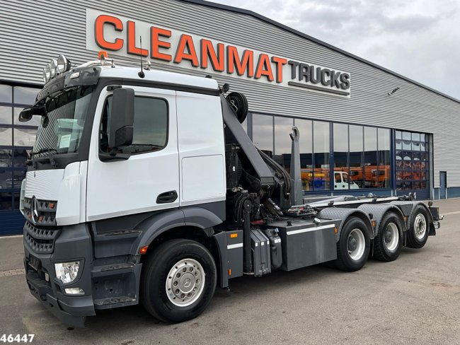 Mercedes-Benz  Arocs 3251 8x4 Euro 6 HIab 28 Tonmeter laadkraan (5)
