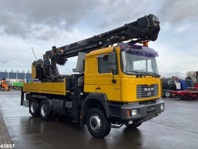 MAN  F2000 6x6 Full Steel Manual Palfinger 68 Tonmeter Dachdecker kran Just 54.133 km! (5)