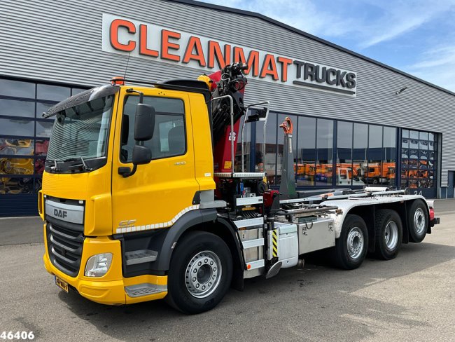 DAF  FAQ CF 400 8x2 Euro 6 HMF 26 Tonmeter laadkraan Just 190.212 km! (1)