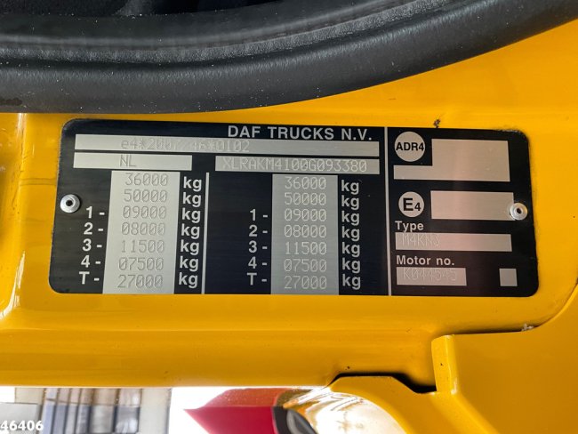 DAF  FAQ CF 400 8x2 Euro 6 HMF 26 Tonmeter laadkraan Just 190.212 km! (26)