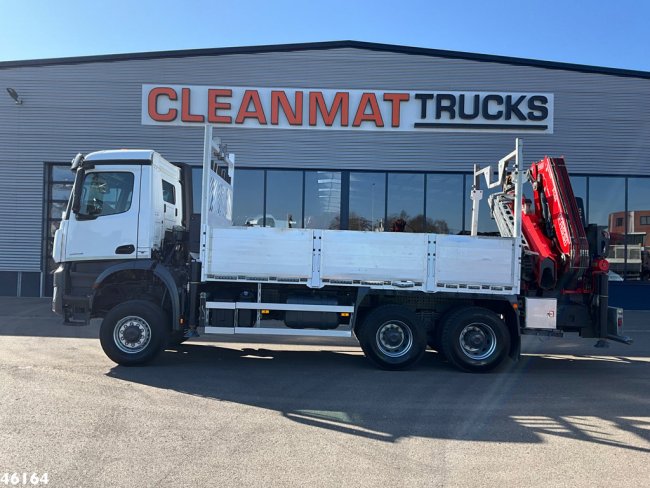 Mercedes-Benz  Arocs 3345 6x6 Fassi 45 Tonmeter laadkraan Just 101.867 km! (4)
