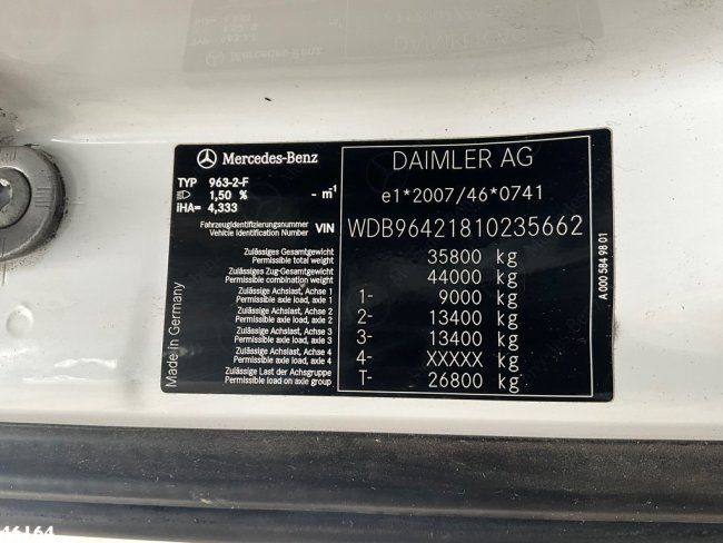 Mercedes-Benz  Arocs 3345 6x6 Fassi 45 Tonmeter laadkraan Just 101.867 km! (26)