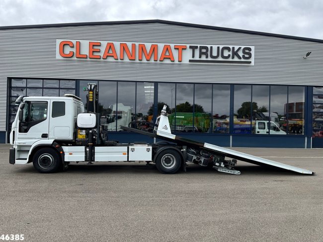 Iveco  Eurocargo ML160E32 Euro 6 Falkom Abschlepp + Palfinger 19 Tonmeter laadkraan (1)