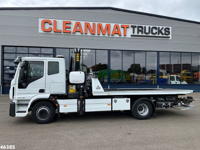 Iveco  Eurocargo ML160E32 Euro 6 Falkom Abschlepp + Palfinger 19 Tonmeter laadkraan (3)