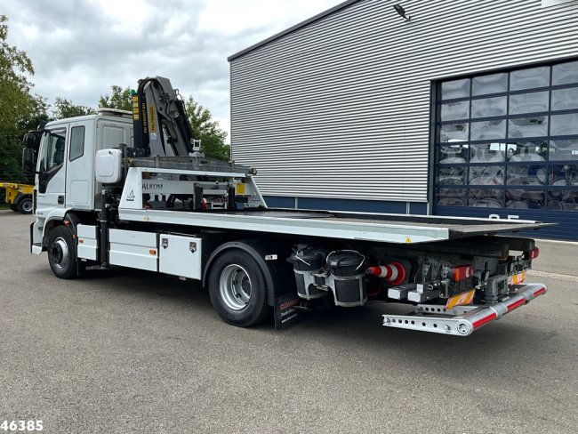 Iveco  Eurocargo ML160E32 Euro 6 Falkom Abschlepp + Palfinger 19 Tonmeter laadkraan (5)
