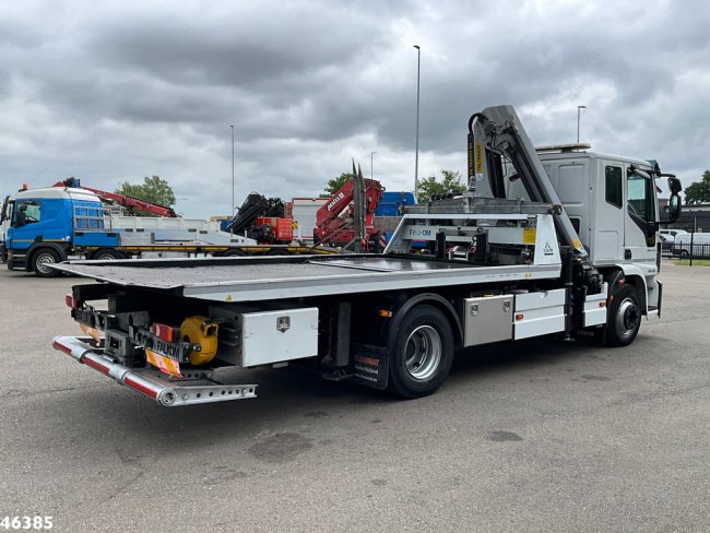 Iveco  Eurocargo ML160E32 Euro 6 Falkom Abschlepp + Palfinger 19 Tonmeter laadkraan (7)