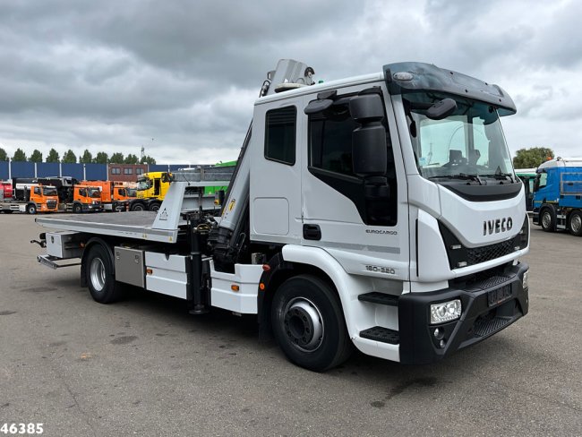 Iveco  Eurocargo ML160E32 Euro 6 Falkom Abschlepp + Palfinger 19 Tonmeter laadkraan (8)