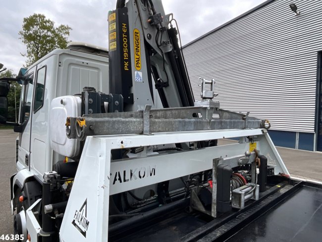 Iveco  Eurocargo ML160E32 Euro 6 Falkom Abschlepp + Palfinger 19 Tonmeter laadkraan (9)