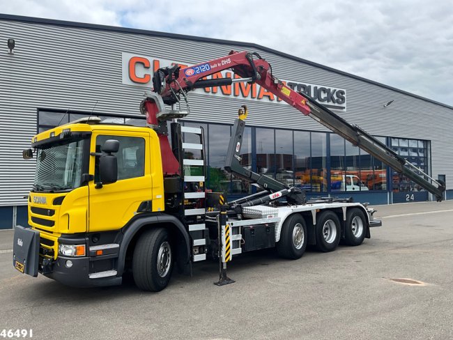 Scania  P 450 Euro 6 HMF 21 Tonmeter laadkraan (0)