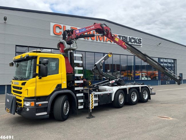 Scania  P 450 Euro 6 HMF 21 Tonmeter laadkraan (1)