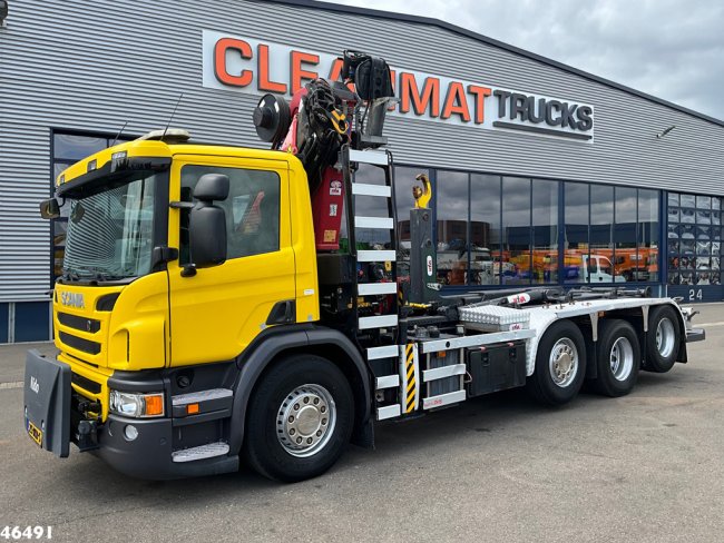 Scania  P 450 Euro 6 HMF 21 Tonmeter laadkraan (2)
