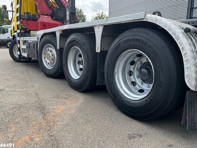 Scania  P 450 Euro 6 HMF 21 Tonmeter laadkraan (5)