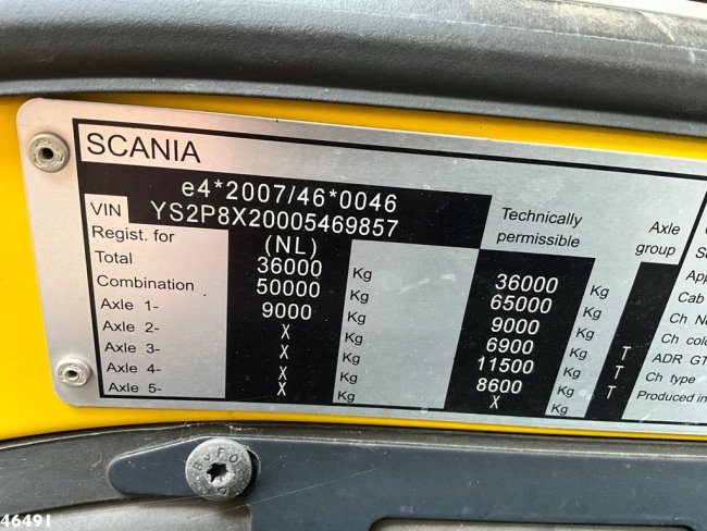 Scania  P 450 Euro 6 HMF 21 Tonmeter laadkraan (25)