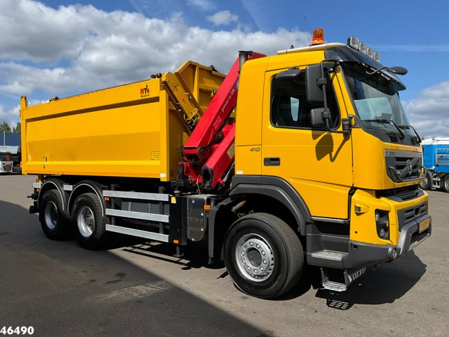Volvo  FMX 410 6x6 Full Steel Manual HMF 14 Tonmeter laadkraan (2)