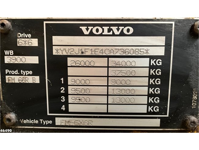 Volvo  FMX 410 6x6 Full Steel Manual HMF 14 Tonmeter laadkraan (21)