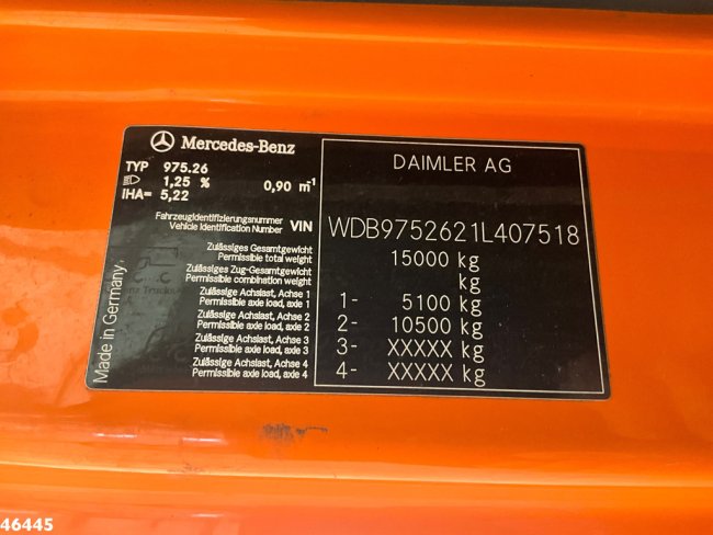 Mercedes-Benz  Atego 1324 Johnston VT 650 Just 131.138 km! (23)