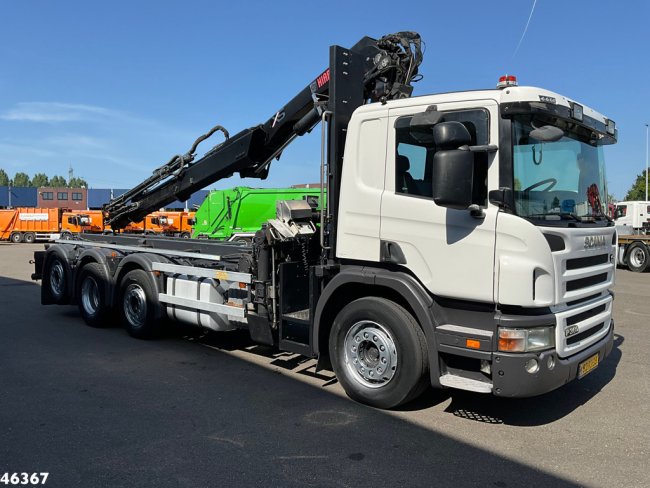 Scania  P 360 Euro 5 8x2 Hiab 28 Tonmeter laadkraan (4)