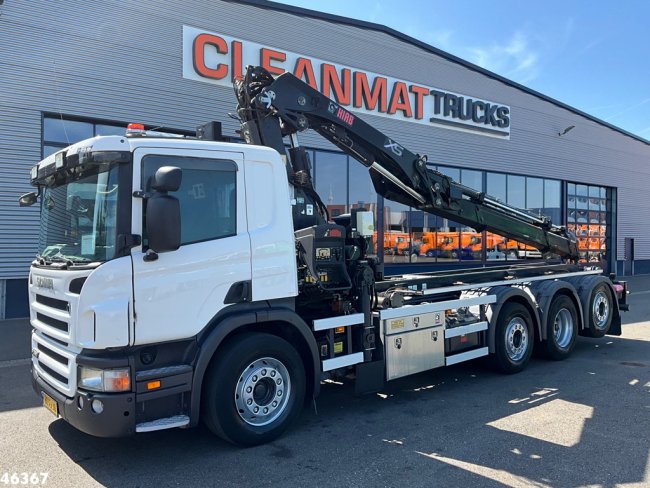 Scania  P 360 Euro 5 8x2 Hiab 28 Tonmeter laadkraan (5)