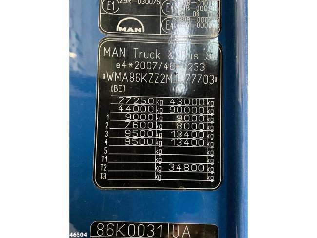 MAN  TGX 41.640 Euro 6 8x4 Just 94.710 km! (21)