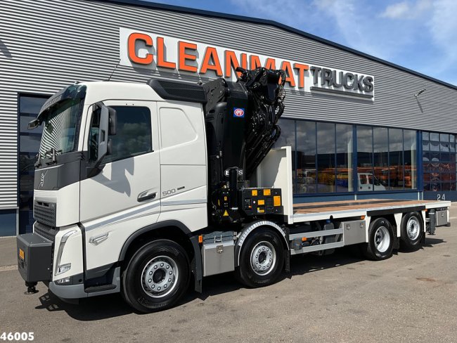 Volvo  FH 500 Euro 6 8x2 HMF 95 Tonmeter laadkraan + Fly-Jib NEW & UNUSED! (1)