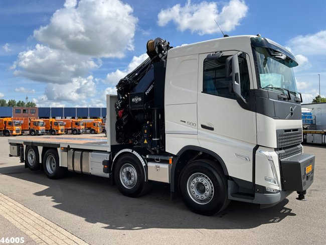 Volvo  FH 500 Euro 6 8x2 HMF 95 Tonmeter laadkraan + Fly-Jib NEW & UNUSED! (6)