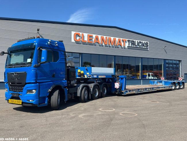 MAN  TGX 41.640 Euro 6 8x4 + Faymonville 3-assige Euro Dieplader (0)
