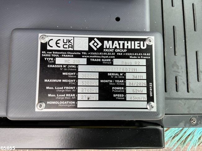 Mathieu  MC 210 Azura Flex Euro 6 with 3-rd brush (19)