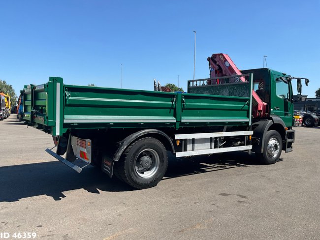 Mercedes-Benz  Axor 1824 Manual Full steel HMF 12 Tonmeter laadkraan (5)