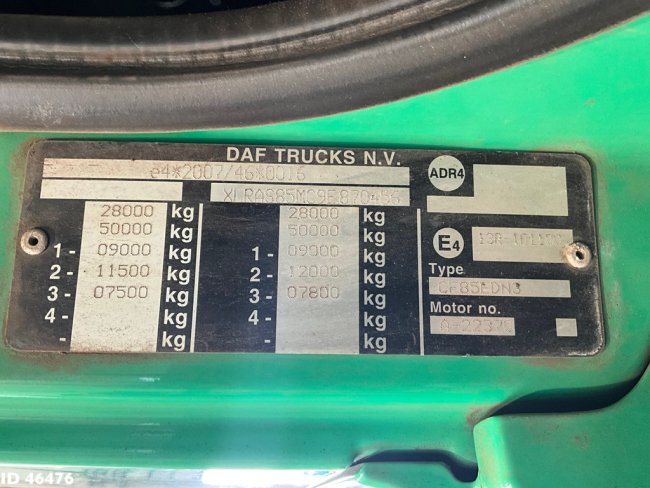 DAF  FAS 85 CF 400 N.C.H. 20 Ton kabelsysteem (23)