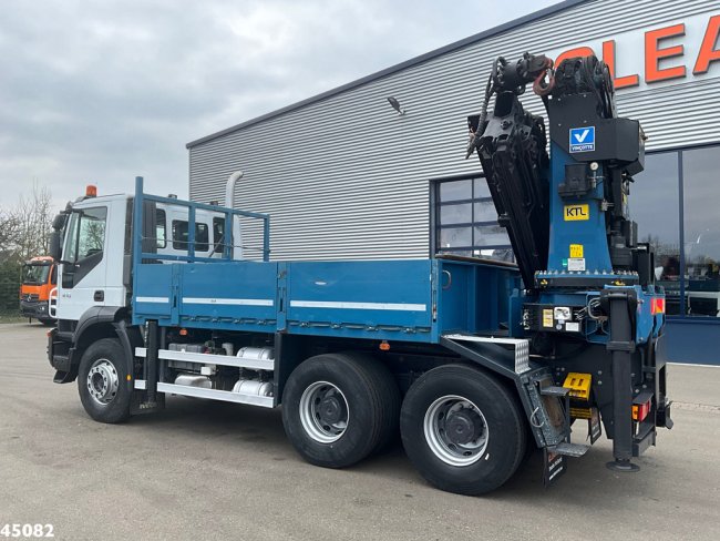 Iveco  Trakker 260T41 Euro 5 6x4 Full Steel Palfinger 36 Tm laadkraan Just 133.291 km! (5)