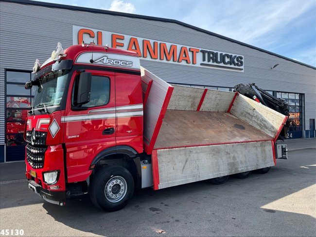 Mercedes-Benz  Arocs 3263 8x4 Euro 6 Hiab 37 Tonmeter laadkraan + Fly-Jib (3)
