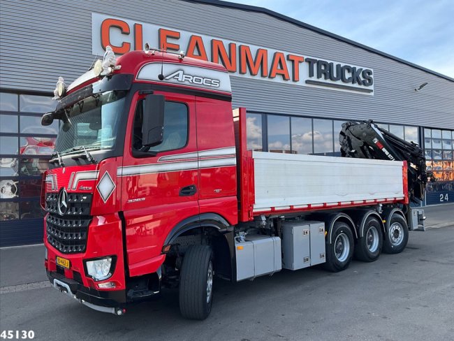 Mercedes-Benz  Arocs 3263 8x4 Euro 6 Hiab 37 Tonmeter laadkraan + Fly-Jib (4)