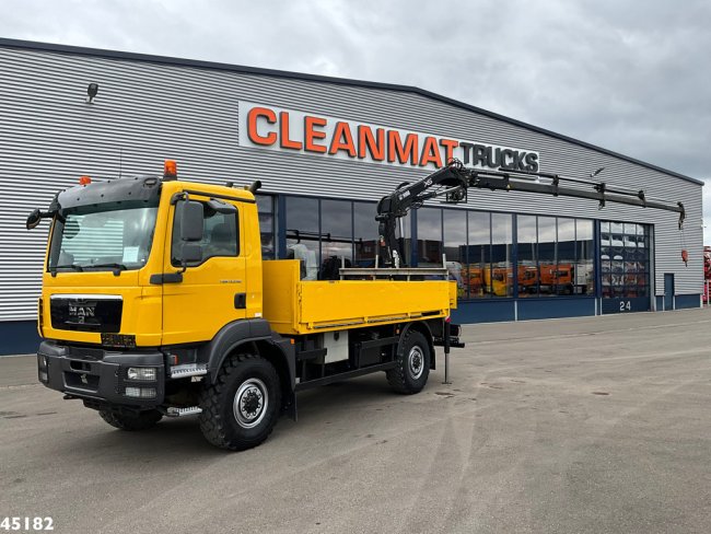 MAN  TGM 13.290 4x4 Hiab 9 Tonmeter laadkraan Just 222.472 km! (0)