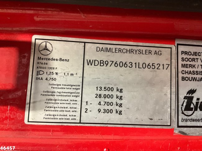 Mercedes-Benz  Atego 1425 ZIEGLER Brandweer / materiaalwagen Just 41.694 km! (6)