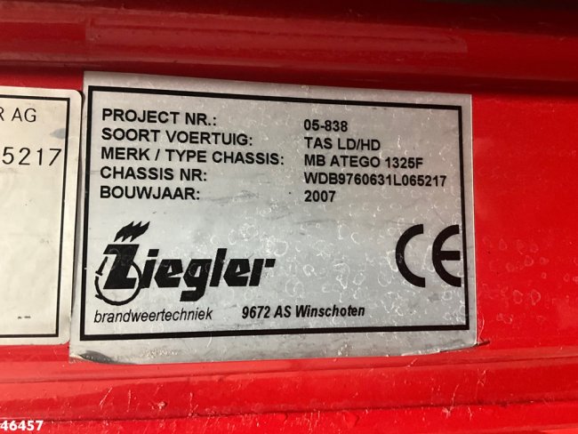 Mercedes-Benz  Atego 1425 ZIEGLER Brandweer / materiaalwagen Just 41.694 km! (31)