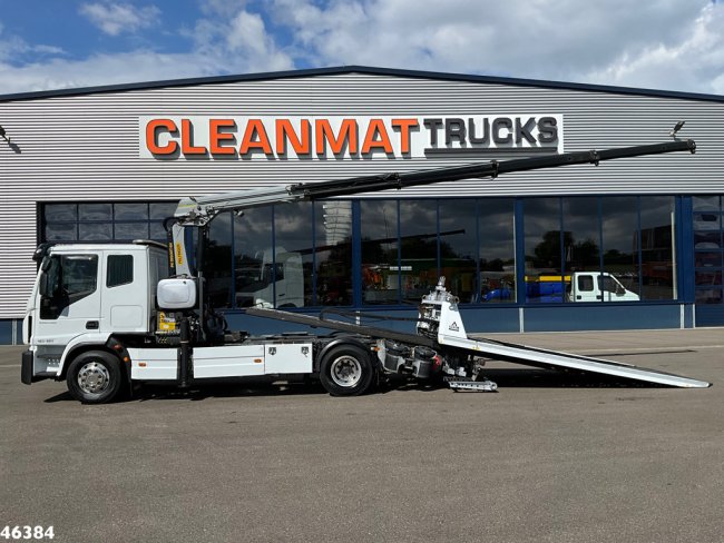 Iveco  Eurocargo ML160E32 Euro 6 Falkom Abschlepp + Palfinger 19 Tonmeter laadkraan (0)