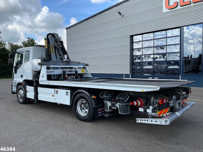 Iveco  Eurocargo ML160E32 Euro 6 Falkom Abschlepp + Palfinger 19 Tonmeter laadkraan (1)