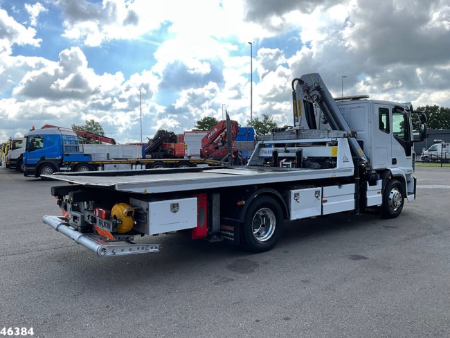 Iveco  Eurocargo ML160E32 Euro 6 Falkom Abschlepp + Palfinger 19 Tonmeter laadkraan (4)
