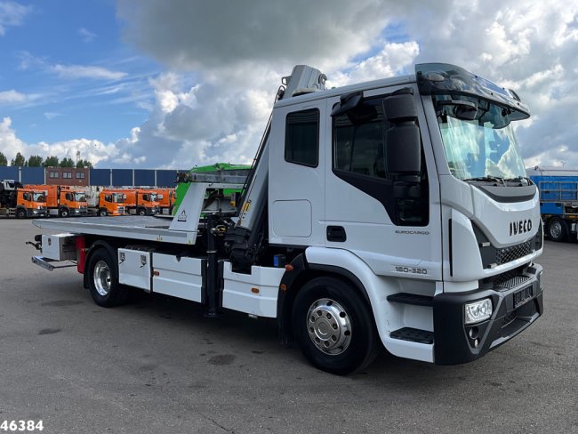 Iveco  Eurocargo ML160E32 Euro 6 Falkom Abschlepp + Palfinger 19 Tonmeter laadkraan (5)