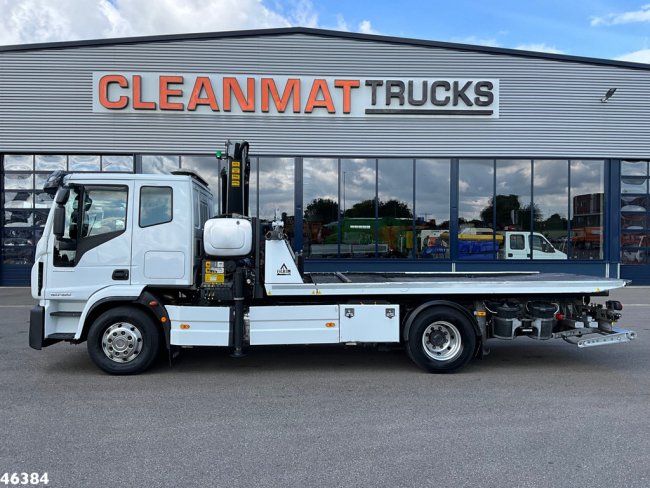 Iveco  Eurocargo ML160E32 Euro 6 Falkom Abschlepp + Palfinger 19 Tonmeter laadkraan (7)