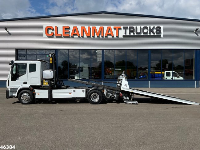 Iveco  Eurocargo ML160E32 Euro 6 Falkom Abschlepp + Palfinger 19 Tonmeter laadkraan (8)