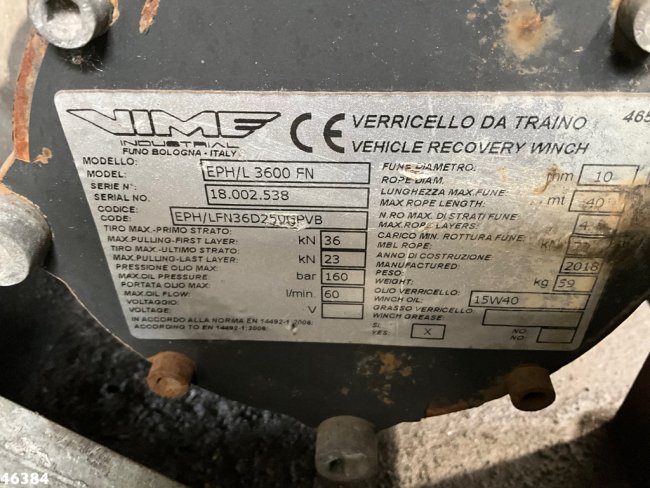 Iveco  Eurocargo ML160E32 Euro 6 Falkom Abschlepp + Palfinger 19 Tonmeter laadkraan (39)