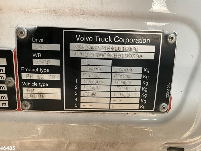 Volvo  FMX 460 VDL 18 Ton portaalarmsysteem Just 283.382 km! (23)