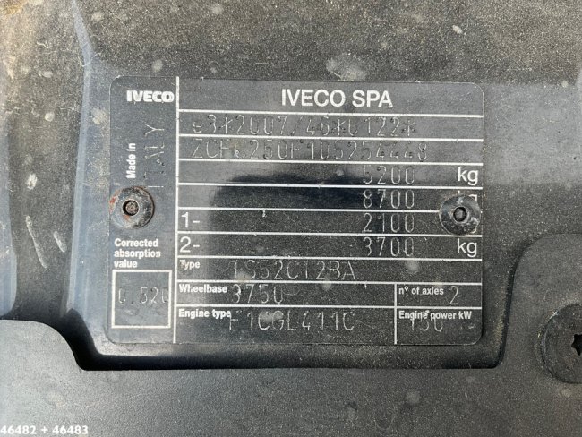 Iveco  Daily 50C21 + Kuiper KPRO54 gesloten laadbak BE-Combi Just 31.119 km! (27)