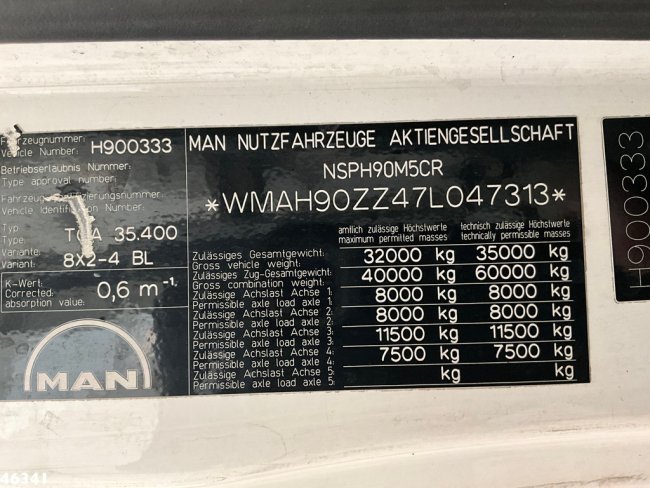 MAN  TGA 35.400 8x2 PM 63 Tonmeter laadkraan (22)