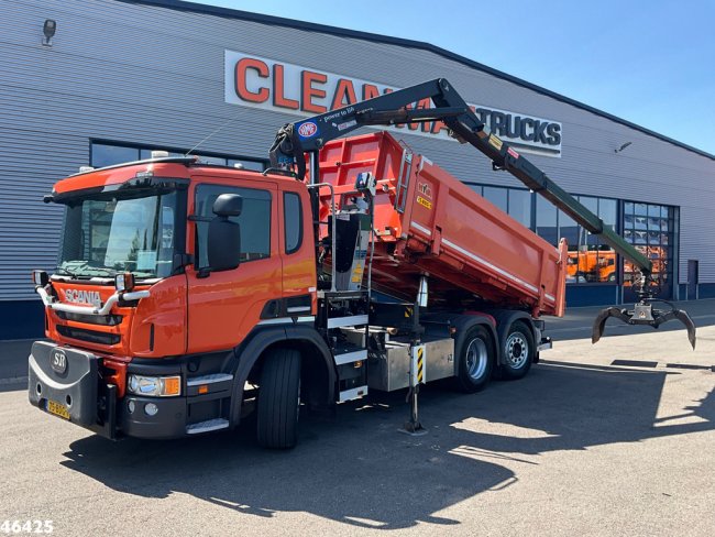 Scania  P 320 HMF 14 Tonmeter Z-kraan Just 227.472 km! (0)