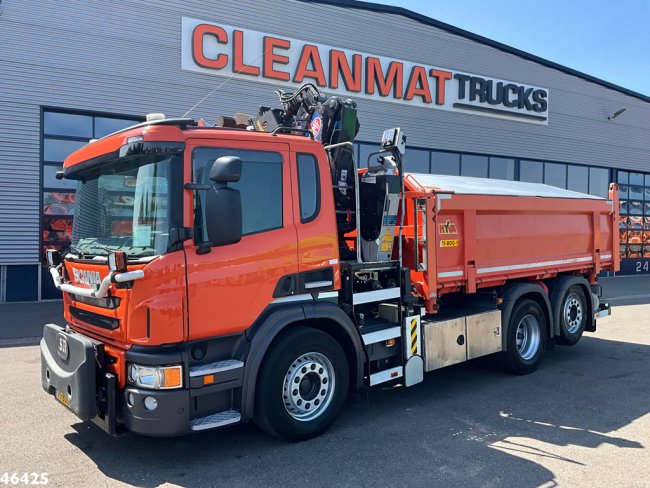 Scania  P 320 HMF 14 Tonmeter Z-kraan Just 227.472 km! (2)